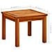 Tavolino Da Giardino 45x45x36 Cm In Legno Massello Di Acacia - Foto miniatura 7