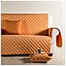 Copridivano Modern Modern Salvadivano In Microfibra Colore Arancio Misura 4 Posti - Foto miniatura 4