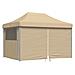 Tendone per Feste Pieghevole Pop-Up con 4 Pareti Beige - Foto miniatura 1