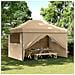Tendone per Feste Pieghevole Pop-Up con 4 Pareti Beige - Foto miniatura 2