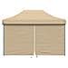 Tendone per Feste Pieghevole Pop-Up con 4 Pareti Beige - Foto miniatura 3