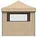 Tendone per Feste Pieghevole Pop-Up con 4 Pareti Beige - Foto miniatura 4