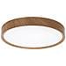 Plafoniera Led Soffitto Effetto Legno Ø48cm 20w 2200lm 6500k Fredda - Foto miniatura 1