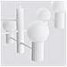 Lampadario Halo 6 Bianco Sl. 1829 - Moderno Lampadario Bianco 230x64x64 Cm - Foto miniatura 5