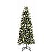 Albero di Natale artificiale con 300 LED Verde 210 cm - Foto miniatura 3