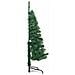Albero di Natale Artificiale Angolare con 150 LED Verde 150 cm - Foto miniatura 9