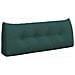 Cuscino per Schiena Verde Scuro 120 x 24 x 50 cm Tessuto - Foto miniatura 1