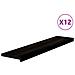 Gradini 12 pz Marrone Scuro 110x30x2 cm Legno Massello Rovere - Foto miniatura 1