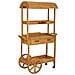 Carrello Espositore In Legno Marrone 105x50x173h Cm - Foto miniatura 1