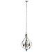 Lampada Da Soffitto In Legno E Metallo Grigio 44,5x39,5x75h Cm - Foto miniatura 2