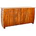 Credenza In Legno Finitura Artigianale 165x40x83h Cm - Foto miniatura 4