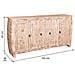 Credenza In Legno Finitura Artigianale 165x40x83h Cm - Foto miniatura 8