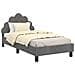 Struttura letto bambini con testata Grigio scuro 80 x 160 cm - Foto miniatura 1