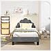Struttura letto bambini con testata Grigio scuro 80 x 160 cm - Foto miniatura 3