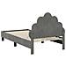 Struttura letto bambini con testata Grigio scuro 80 x 160 cm - Foto miniatura 7