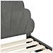 Struttura letto bambini con testata Grigio scuro 80 x 160 cm - Foto miniatura 8