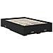 Struttura del letto Rovere Nero 135 x 190 cm Legno multistrato - Foto miniatura 6