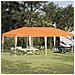 Tenda per feste a pop-up 575 x 290 x 245 cm Arancione - Foto miniatura 2