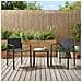 Sedie da giardino 2 pcs Nero e antracite 53,5 x 59 x 77 cm - Foto miniatura 2