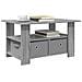 Tavolino da salotto con cassetto Grigio Sonoma 77 x 55 x 42 cm - Foto miniatura 3