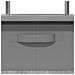 Tavolino da salotto con cassetto Grigio Sonoma 77 x 55 x 42 cm - Foto miniatura 9