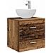 Set di mobili per il bagno 5 pcs Legno antico - Foto miniatura 5