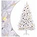 Albero di Natale artificiale 270 cm PVC e Acciaio Bianco - Foto miniatura 1