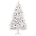 Albero di Natale artificiale 270 cm PVC e Acciaio Bianco - Foto miniatura 3