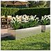 Vaso da giardino Argento 80 x 20 x 20 cm Acciaio zincato - Foto miniatura 2