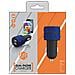 Caricabatteria universale per Auto con 2 porte USB - Blu - Foto miniatura 11
