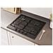 Piano Cottura CHW6BR4WGTGH a Gas 4 Fuochi Gas Colore Antracite - Foto miniatura 3