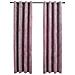 Tende Oscuranti Con Anelli 2pz Rosa Antico In Velluto 140x245cm - Foto miniatura 1