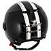 Casco Jet Scooter Moto Quad Omologato Ece 22 05 Visiera Nero Xs - Foto miniatura 3