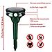 Repellente Solare Con Flash 270 ° - 4 Led - Ultrasuoni E Flash - Foto miniatura 4