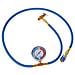 A C Refrigerante R134a Tubo Kit Di Ricarica - Con 12 Acme Maschio 14 Sae Femmina Pu Tap Valve R134a Rapida Di Coppia A Bassa Manometro E 59 Ricarica Hose - 1 Anno Di Garanzia - Foto miniatura 1