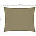 Parasole a Vela Oxford Rettangolare 3,5x4,5 m Beige - Foto miniatura 6
