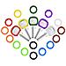20 Pezzi Tasto Caps Covers Tag Flessibile Chiave Coperture In Plastica Identificatore Anelli Per Easy Identificare Keys 10 Colori (caps Rotonda Chiave)  - Foto miniatura 1