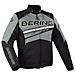 Giacca Moto Bering Bario Nero Grigio Bianco - Foto miniatura 1