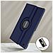 Custodia Samsung Tab A7 Lite Supporto Rotante Orizzontale / Verticale Blu Notte - Foto miniatura 4