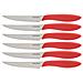 Presto Coltello Bistecca 12cm 6pz Rosso - Foto miniatura 6