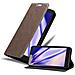 Custodia Compatibile Con Zte Blade L8 In Bruno Caffè - Coperchio Protettiva Con Chiusura Magnetica, Funzione Stand E Tasca Per Le Carte - Foto miniatura 1