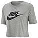 Top Da Donna Sportswear Essential Grigia Taglia M Cod Bv6175-063 - Foto miniatura 1