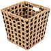 Cesto Portaoggetti - Marrone - Carta E Ferro - L. 31 X P. 31 X H. 31 Cm - Foto miniatura 1