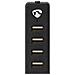 Hub Usb 2.0 Con 4 Porte Usb-a Plug And Play Trasferimento Rapido, Nero - Foto miniatura 5