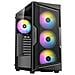 Case Elite Midi Tower ITX /Micro ATX 2 Porte USB 2.0/1 porte USB 3.2 Colore Nero - Foto miniatura 1