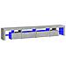 Mobile Porta TV con Luci LED Grigio Cemento 260x36,5x40 cm - Foto miniatura 2