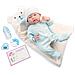 La Newborn Nursery Set Regalo Per Bambole Con Corpo Morbido Da 8 Pezzi, 155 Bambole Realistiche Morbide E Posizionabili Con Accessori Orsetto Blu Azzurro Dai 2 Anni In Su (18790) - Foto miniatura 1