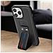 Cover Per Iphone 15 Pro Similpelle Cavalletto Supporto, Nero - Foto miniatura 5