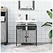 Mobile Lavabo Bagno Grigio Sonoma 60x30x60 Cm Legno Multistrato - Foto miniatura 10
