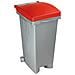 Bidone Con Ruote Per Raccolta Differenziata 80 Lt Tata Ics - Red - Foto miniatura 1